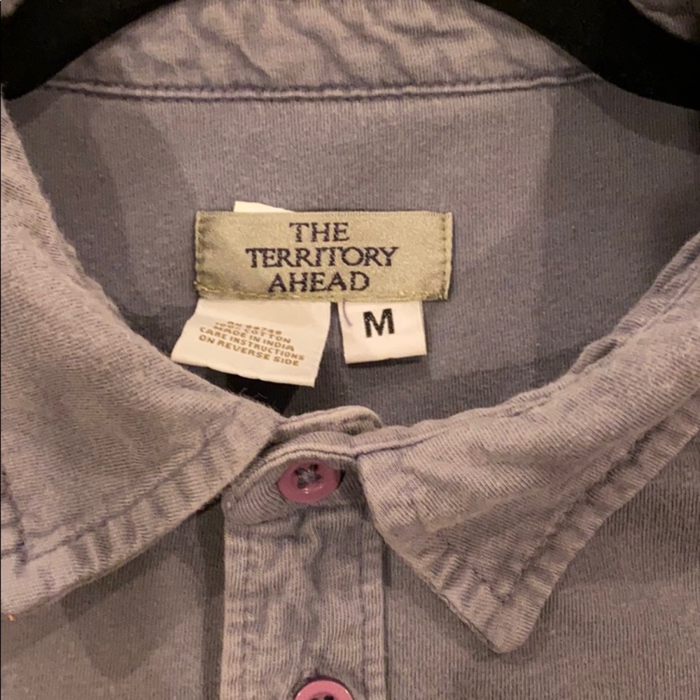 Light weight cotton,  short sleeve 3 button polo.